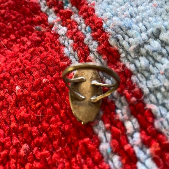 VTG Stamped Silver Mother of Pearl Ring! Size 5! - Picture 5 of 8